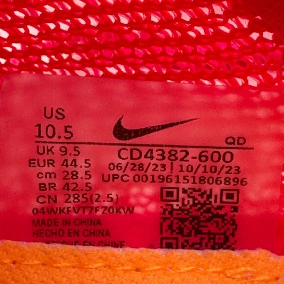 Nike Zoom Superfly Elite 2 Hyper Pink Track Spike Shoes Men's CD4382-600 - Picture 10 of 10